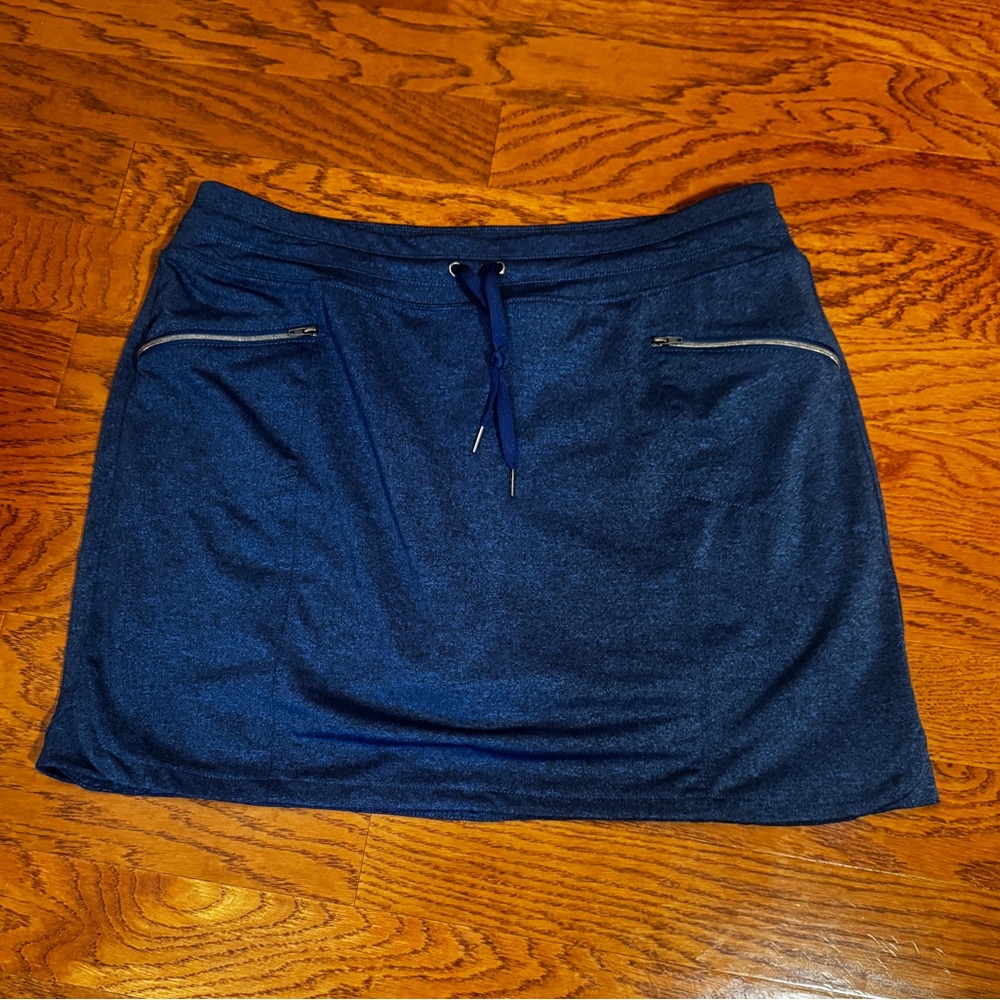 Tangerine Women’s XXL Navy Skort with Zip Pockets